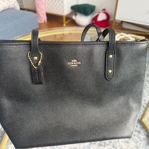 Coach Black Mini City Zip Tote